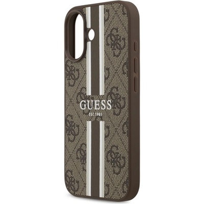 CG Mobile iPhone 17 GUESS 4G PRINTED STRIPES силиконов протектор за телефон, удароустойчив, MagSafe, CUT GUHMP17SP4RPSW (GUHMP17SP4RPSW)