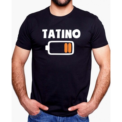 Fajntričko tričko Tatino Baterka čierna