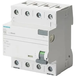 Siemens Защитен превключвател Siemens 5SV3442-6 A 25/4 100MA 4 MODULE (5SV3442-6)