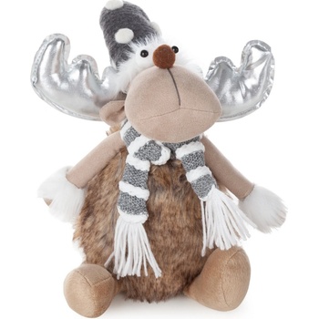 EUROFIRANY VIANOČNÁ DEKORAČNÁ REINDEER 35 CM VIACFAREBNÁ