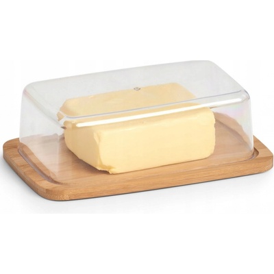 Dóza na máslo s bamusovou deskou, 19 x 12 cm, ZELLER – Zboží Mobilmania