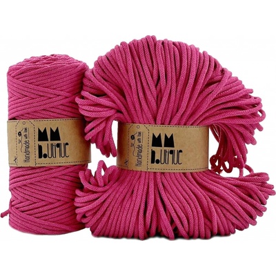 MMboutique bavlněná šňůra 4mm Hot Pink Varianta návinu: Přadeno