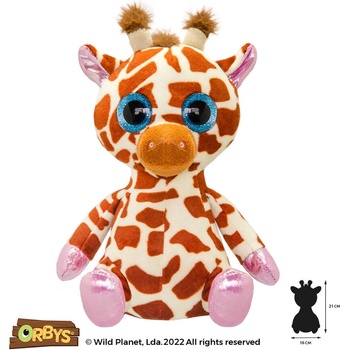 Wild Planet Плюшена играчка, Бебе жираф 21см Wild Planet (K7853)