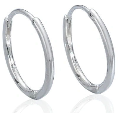Majya Strieborné náušnice KARIN 18 mm 10443