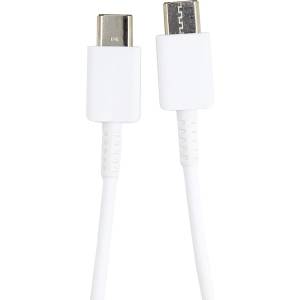 Samsung USB-C кабел за данни Samsung EP-DN980BWE USB-C/USB-C 1м бял (на едро) (57983106495)