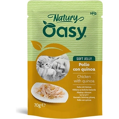 Oasy Cat Natury Soft Jelly Adult Kuracie filety s quinoa v želé 70 g
