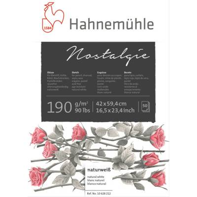 Hahnemuhle Skicár A4 na kreslenie Nostalgie lepená väzba 190g/m2 50 listov