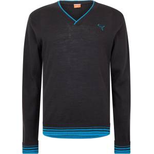 PUMA Мъжка блуза Puma Golf V Neck Sweater Mens - Black