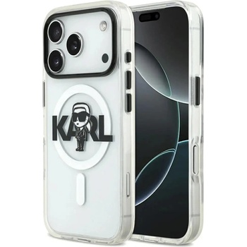 KARL LAGERFELD IML Karl Sketch Logo MagSafe Case за iPhone 17 Pro - прозрачен (3666339504571)