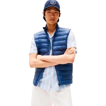 Tommy Hilfiger Потник Tommy hilfiger Packable Quilted vest - Blue (Faded Indigo)
