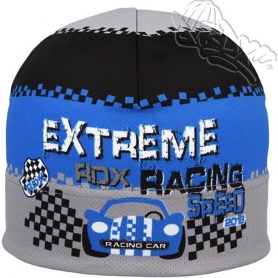 RDX čepice potisk EXTREME RACING šedo modrá