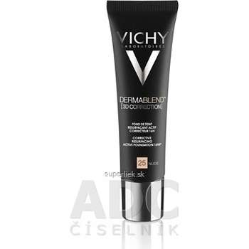 Vichy Dermablend 3D Correction vyhladzujúci korekčný make-up SPF25 55 Bronze Corective Resurfacing 30 ml