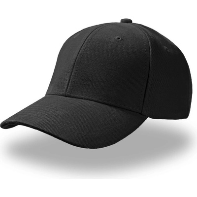 Atlantis Headwear Pilot 6 panelová bavlněná keprová broušená COT33050100299 black Černá