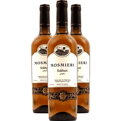 MOSMIERI 3x Mosmieri KAKHURI KVEVRI biele suché víno 13% 3 x 750 ml (holá lahev)