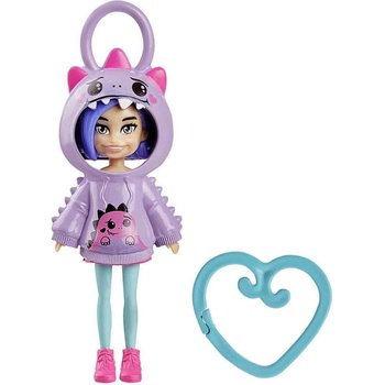 Mattel Mattel Polly Pocket: Кукла с качулка във формата на динозавър (HRD62) (97456)