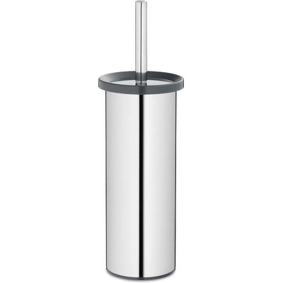 Kela Висока четка за тоалетна от неръждаема стомана KELA Alor, с тъмно сив кант (2226)