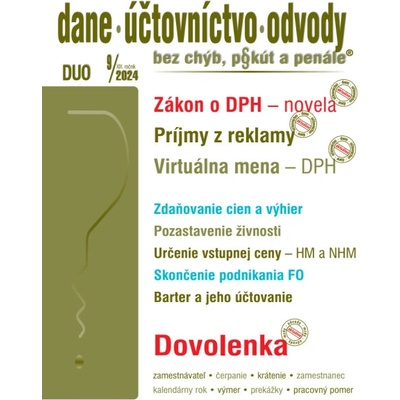 DUO č. 9 / 2024 - Zákon o DPH – novela
