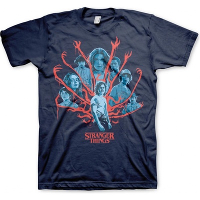 Pánské tričko Stranger Things modrá