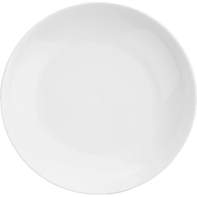 Hlboký plastový tanier UH 21,5 cm biely