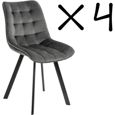 KK Niki šedá 4 ks