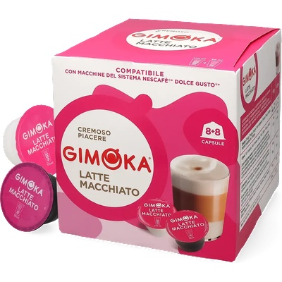 Gimoka | Latte macchiato - 16 капсули за Dolce Gusto