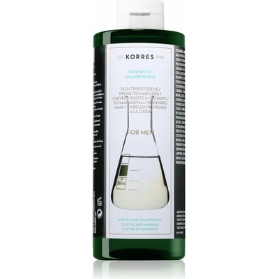 Korres Cystine & Minerals šampon proti vypadávání vlasů pro muže 400 ml