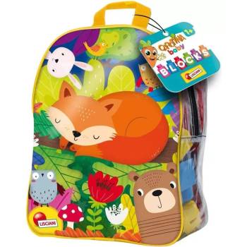 Image 1 of Lisciani Детска раница с конструктор 24 части животни