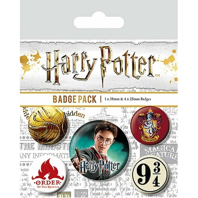 Pyramid International Sada odznak ov Harry Potter Harry