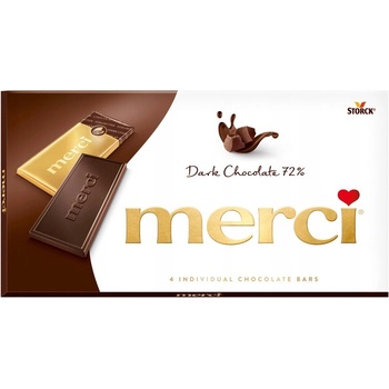 Merci Čokoláda extra horká 72% 100 g