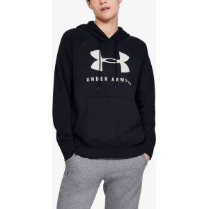 Under Armour Дамски суитшърт Under Armour RIVAL FLEECE SPORTSTYLE GRAPHIC HOODIE-B Under Armour | Cheren | ЖЕНИ | S