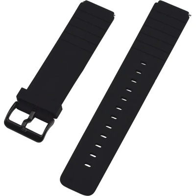 Xmart Силиконова каишка Xmart - Watch Band, 18 mm, черна (15017)
