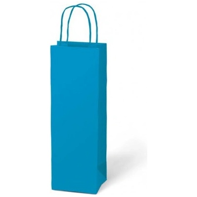 Taška MFP na fľašu T12 kraft 12x36x9cm modrá