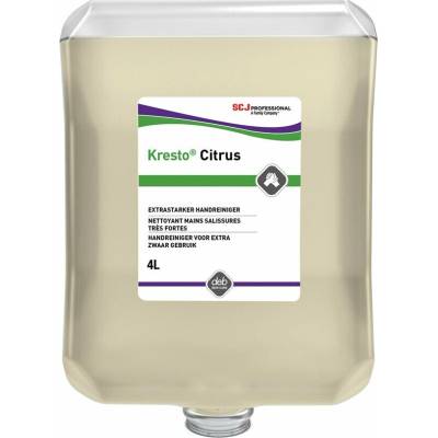 DEB tekutá abrazivní gelová pasta na ruce kresto citrus 4 l