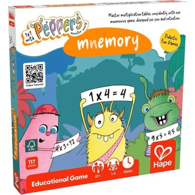 HaPe International Образователна настолна игра Mnemory - Детска (H1662)