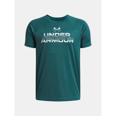 Under Armour UA Tech Split Wordmark SS-GRN zelená