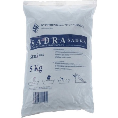 Sadra štukatérska 5kg (šedá)