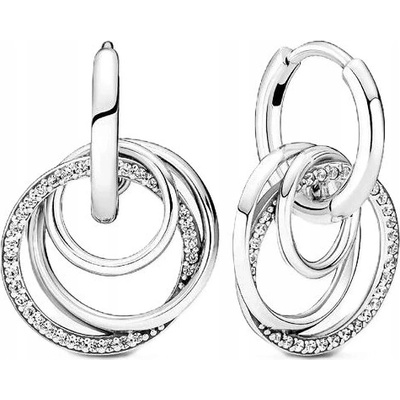 Náušnice Pandora Rodina je nejdůležitější 291156C01