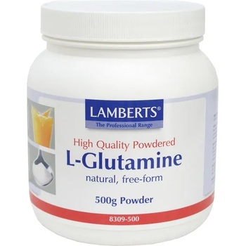LAMBERTS Хранителна добавка Глутамин, Lamberts L-Glutamine 500mg 500gr Unflavoured
