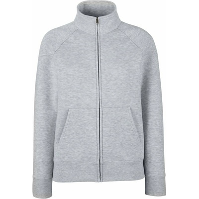 F.O.L. Premium Lady-Fit Sweat Jacket heather grey