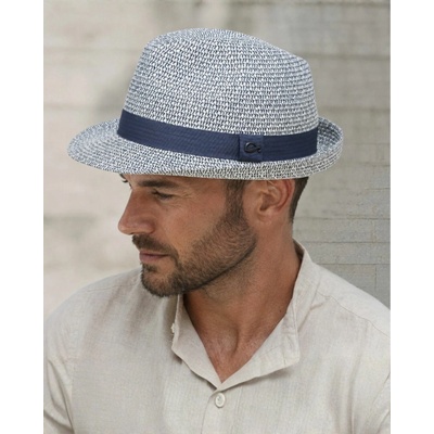 Götmann Trilby s černou stuhou GT-Onyx-22-177-50 modrý