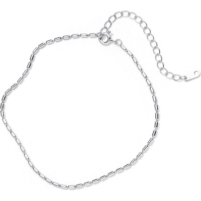 Silenti Jewelry Сребърна гривна за крак "Дискретност