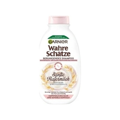 Garnier pravé poklady zklidňující šampon na vlasy s jemným ovesným mlékem 250 ml