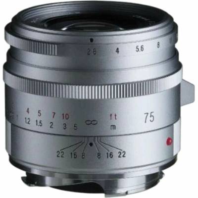 VOIGTLÄNDER 75 mm f/2,8 Apo-Skopar M-bajonet strieborný