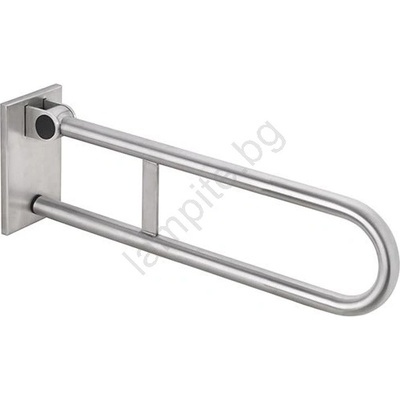 Bemeta Сгъваема конзола 12x22, 5 cm неръждаема стомана/сребриста (BD0233)