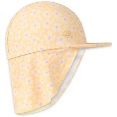 Swim Essentials Plavkový klobouk s ochranou krku UPF Florish yellow