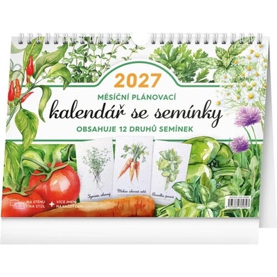 Plánovací se semínky stolní 2027