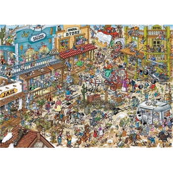 Ravensburger - Puzzle Movie Set: Western - 1 000 piese