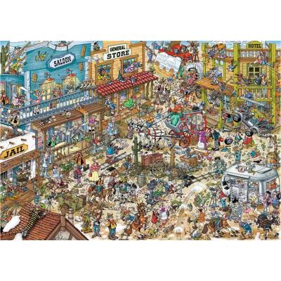Ravensburger - Puzzle Movie Set: Western - 1 000 piese