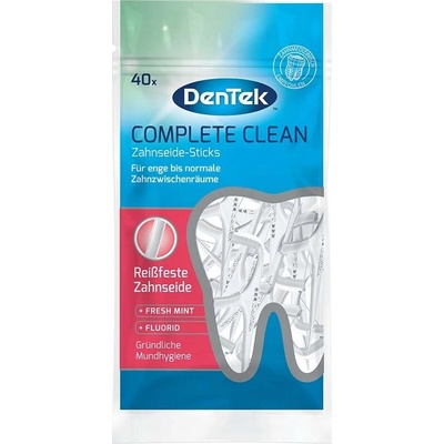 DenTek Dentální párátka s nití 40 ks