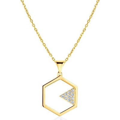 Savicki Náhrdelník žlté zlato, diamanty SAVMAYN-LBR-1438